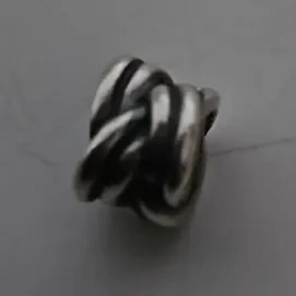 Pandora Twisted Love Knot silver charm authentic - Picture 3 of 6